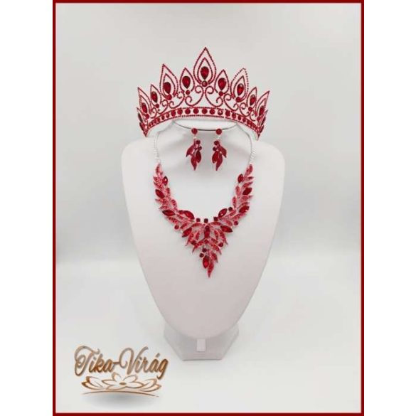 Piros Korona + Nyakék-szett variáció 130437.
