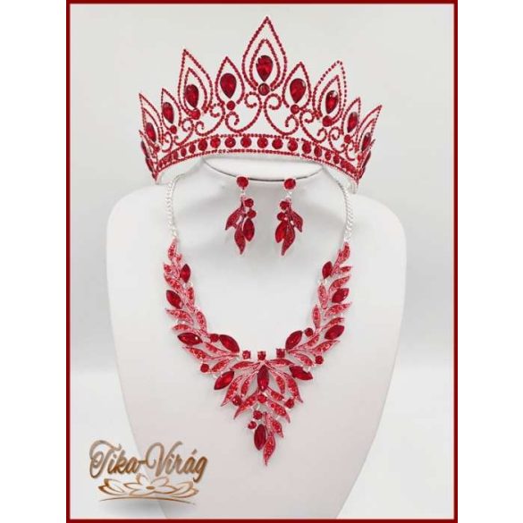 Piros Korona + Nyakék-szett variáció 130437.