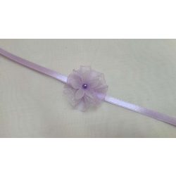 Csuklódísz vagy nyakdísz vil.lila-fehér 