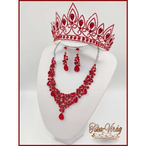 Piros Korona + Nyakék-szett variáció 131250.
