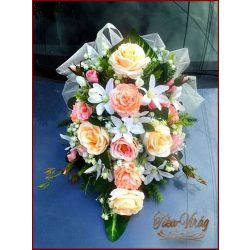 Barack színű autódísz 