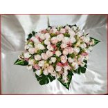 Mályvás-pasztell asztaldísz 