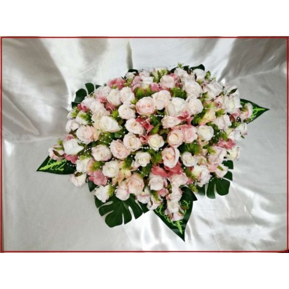 Mályvás-pasztell asztaldísz 