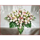 Mályvás-pasztell asztaldísz 