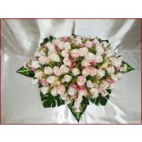 Mályvás-pasztell asztaldísz 