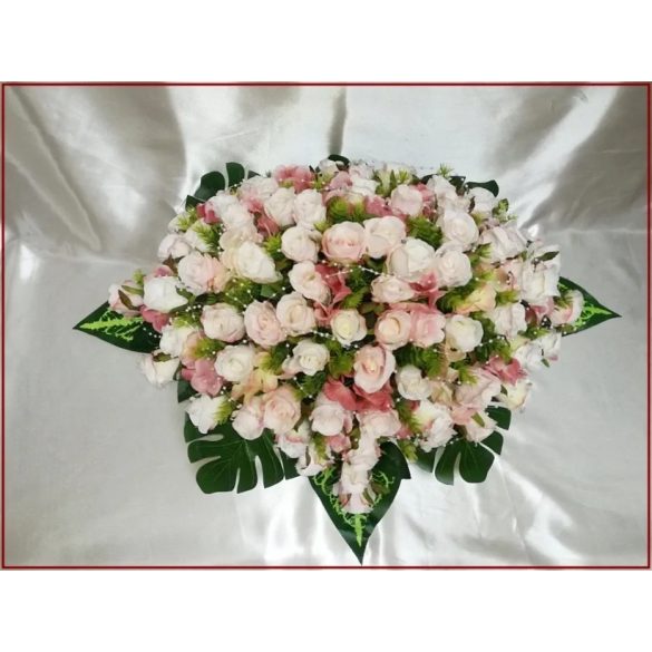 Mályvás-pasztell asztaldísz 