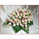 Mályvás-pasztell asztaldísz 