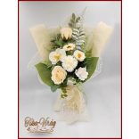 Ekrü színű szappan-virág csokor 