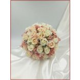 Mályvás-pasztell 32 szálas Örök-csokor 