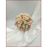 Mályvás-pasztell 32 szálas Örök-csokor 