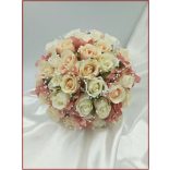 Mályvás-pasztell 32 szálas Örök-csokor 