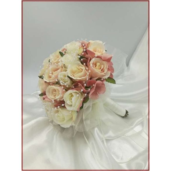 Mályvás-pasztell 32 szálas Örök-csokor 