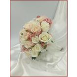 Mályvás-pasztell 32 szálas Örök-csokor 