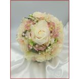 Hamvas barack rózsa Örök-csokor 