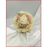 Hamvas barack rózsa Örök-csokor 