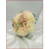 Hamvas barack rózsa Örök-csokor 