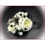 Fekete-fehér csuklódísz 