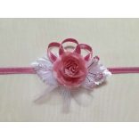 Csuklódísz mályva-fehér 