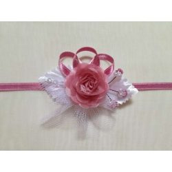 Csuklódísz mályva-fehér 