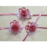 Csuklódísz mályva-fehér 