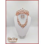 Gold-Rose Korona + Nyakék szett variáció 134746.