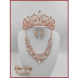 Gold-Rose Korona + Nyakék szett variáció 134746.