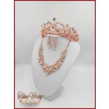 Gold-Rose Korona + Nyakék szett variáció 134746.