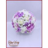 Lila fehér örökcsokor 