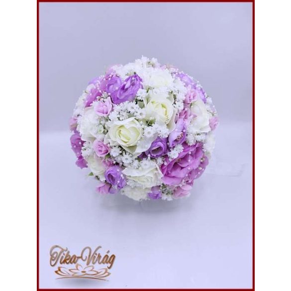 Lila fehér örökcsokor 