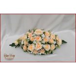 Barack-fehér örök-asztaldísz 