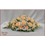 Barack-fehér örök-asztaldísz 