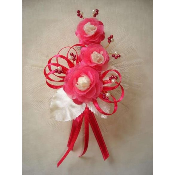 3" Bokréta, kitűző 