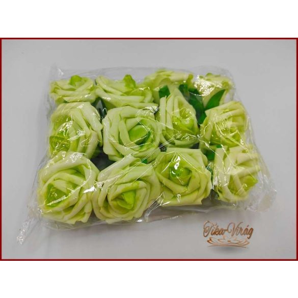 Habrózsák vagy polifoam rózsák zöld 