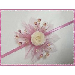 Csuklódísz ekrü-mályva 