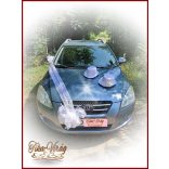 Fehér Cilinderes autódísz 