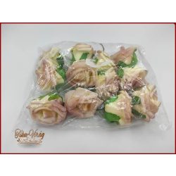   Habrózsák vagy polifoam rózsák vintage sötét barackos szín 