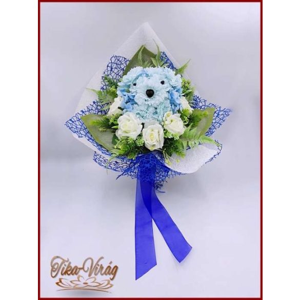 Kutyusos örök-csokor 