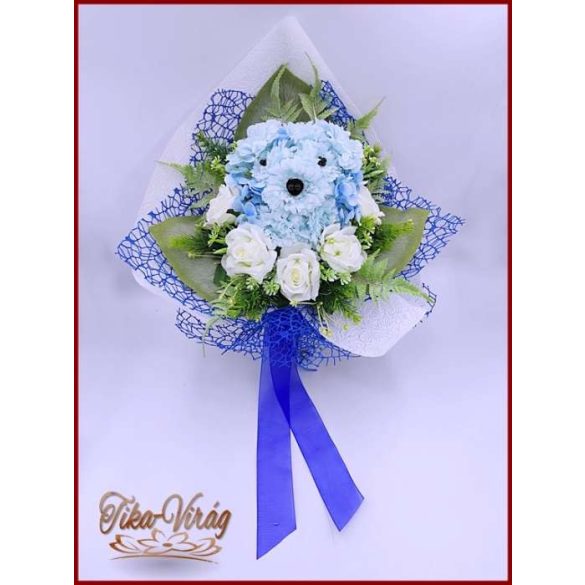 Kutyusos örök-csokor 