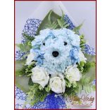 Kutyusos örök-csokor 