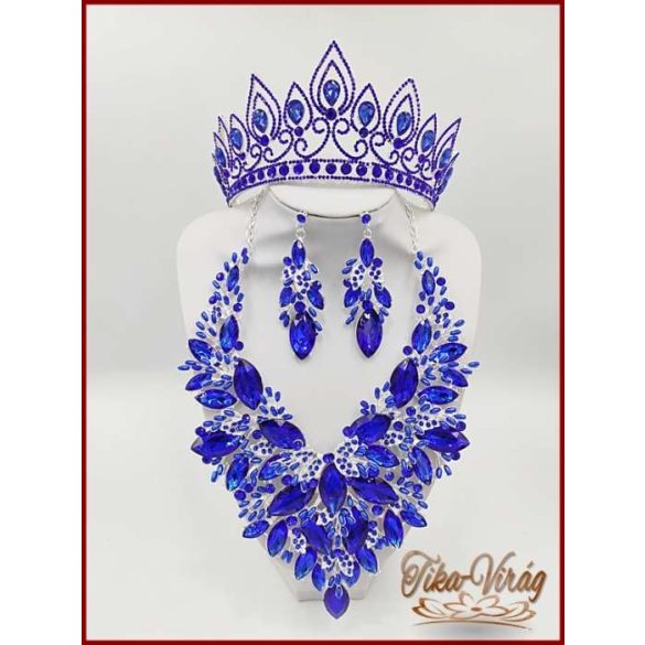 Kék Korona + Nagy nyakék-szett variáció 141841. Együtt olcsóbb!