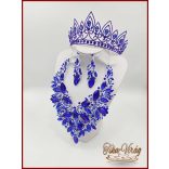 Kék Korona + Nagy nyakék-szett variáció 141841. Együtt olcsóbb!