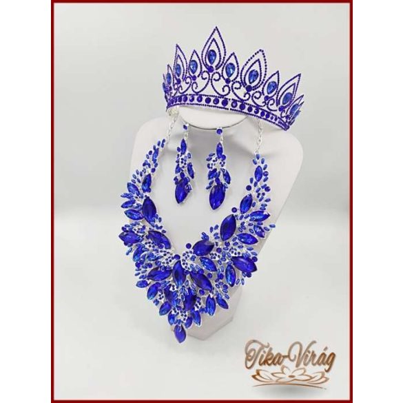 Kék Korona + Nagy nyakék-szett variáció 141841. Együtt olcsóbb!