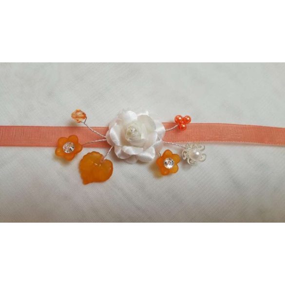 Nyakdísz ekrü-narancs 