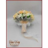 15 VIRÁGOS BARACK-FEHÉR ÖRÖK-CSOKOR+kitűzővel 