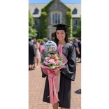 Ballagási örök csokor – lufis macis szappanrózsás egyedi ajándék