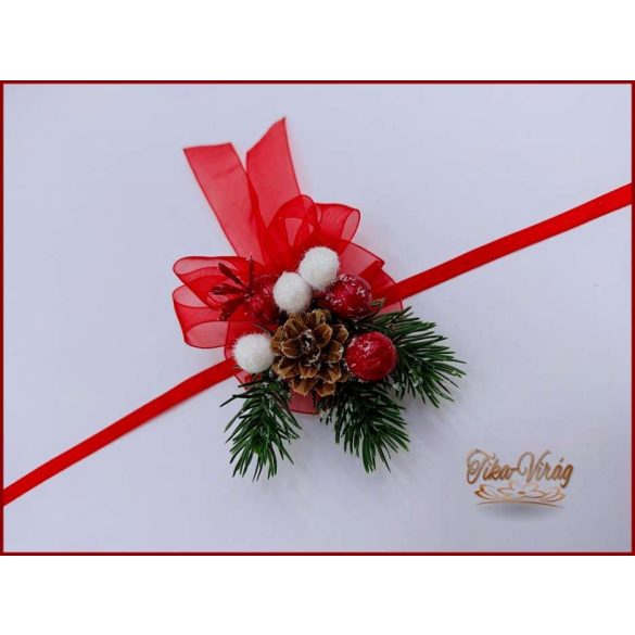 Karácsonyi csuklódísz 