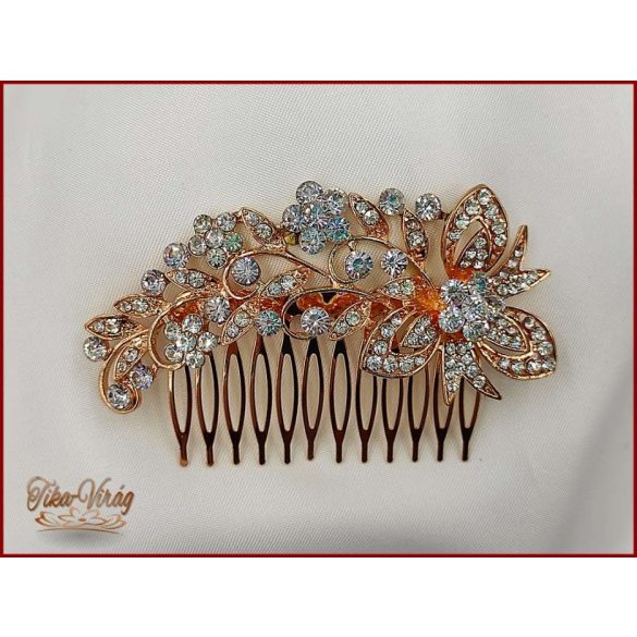 Gold-Rose Strasszos Kontytű 145338.