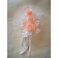 3" Bokréta, kitűző 