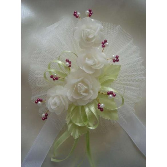 4" Bokréta, kitűző 