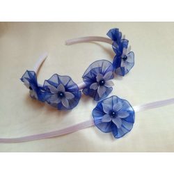 Hajráf királykék-fehér szett 